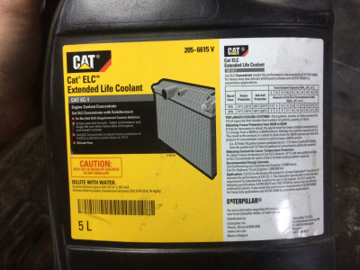 Антифриз СAT ELC Extended Life Coolant Concentrate концентрат/ 5л купить оптом и в розницу в Кемерово