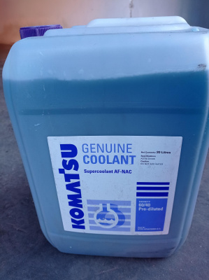 Антифриз Komatsu Super Coolant AFNAC 60/40 (зеленый)/ 20л (Коматсу Супер Кулант)